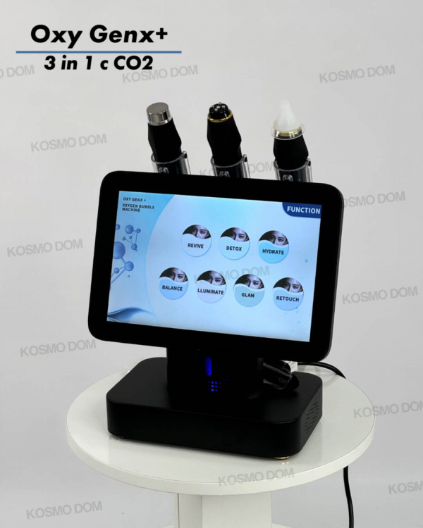 Oxy Genx+ • Аппарат для ухода за кожей лица 3-в-1 с CO2 - Владивосток